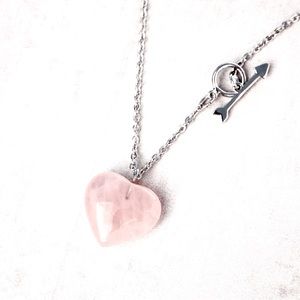 Pura Vida Stone Heart Toggle Necklace